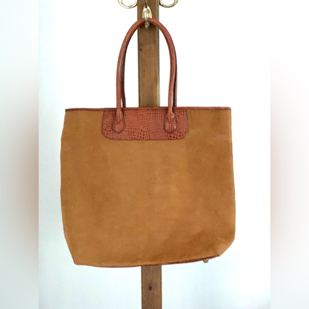 COLDWATER CREEK | Faux Suede Tote